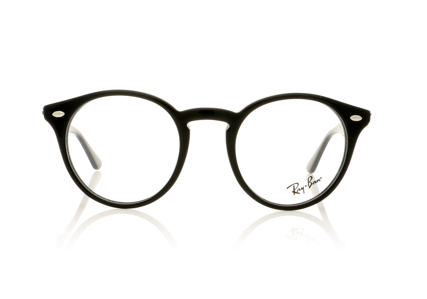 Ray-Ban RB2180-V RX2180-V 2000 Black Glasses - Front