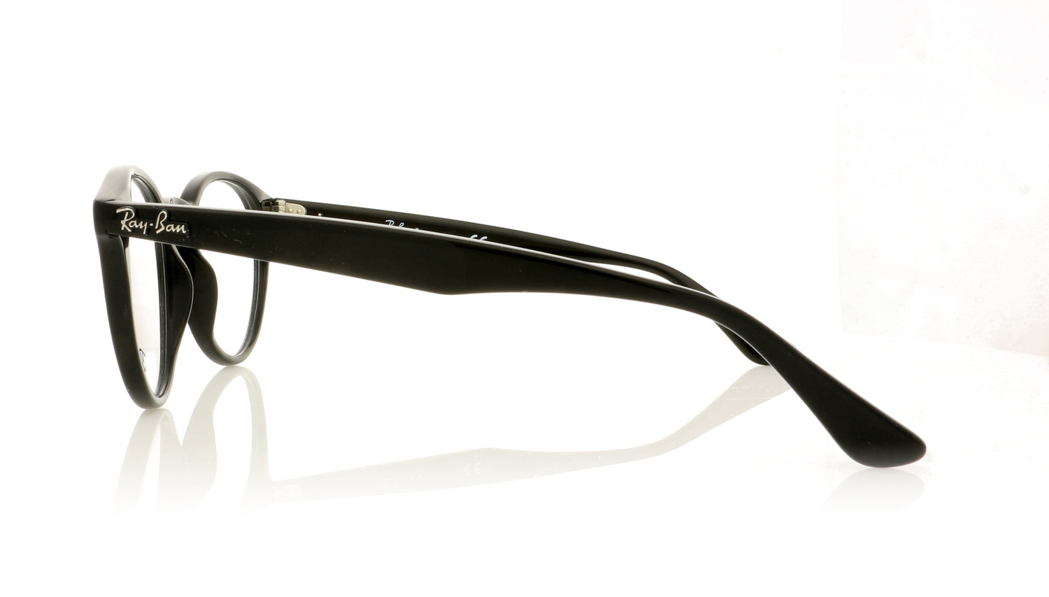 Ray-Ban RB2180-V RX2180-V 2000 Black Glasses - Side