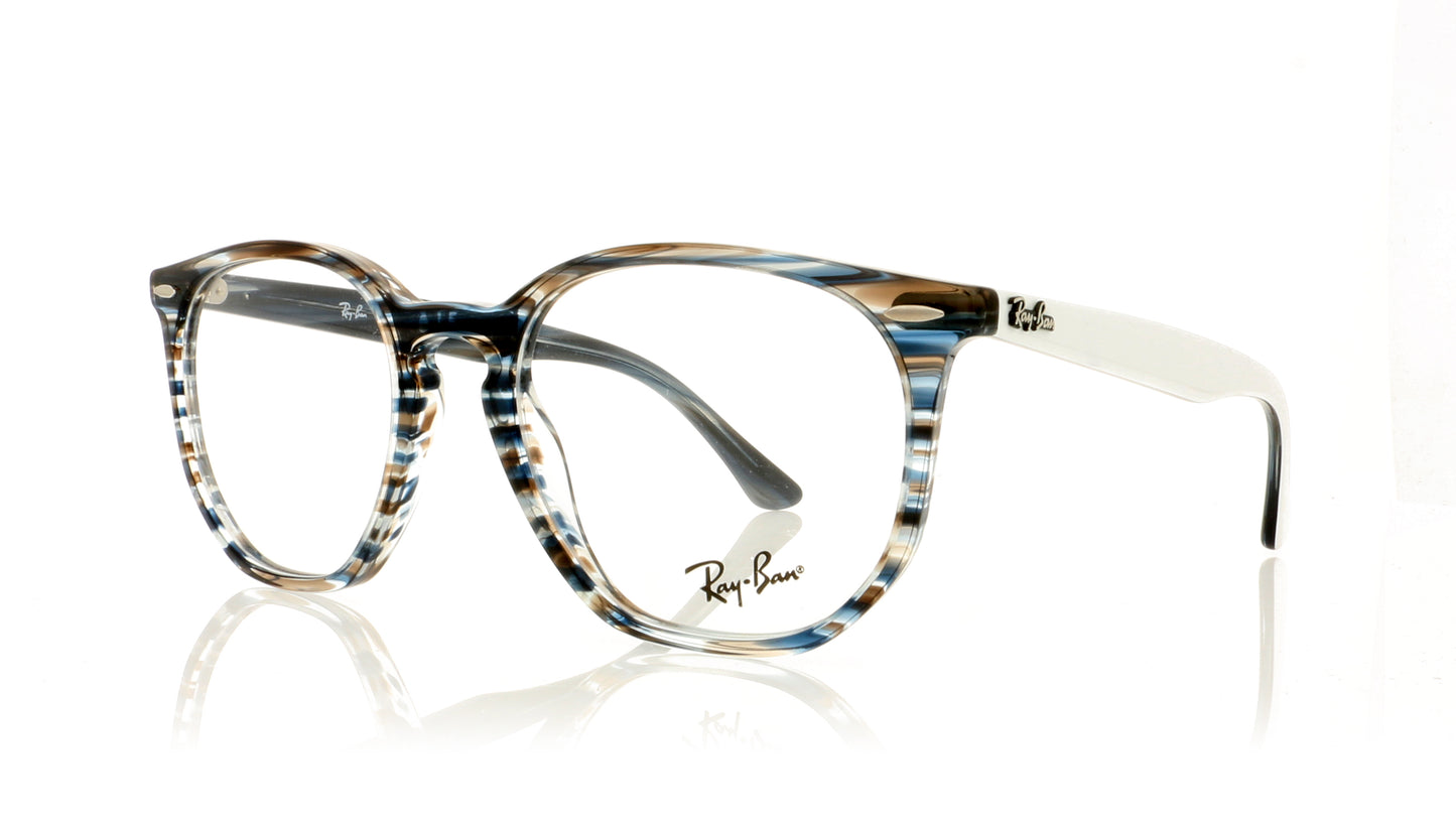 Ray-Ban RB7151 RX7151 5801 Blue Glasses - Angle