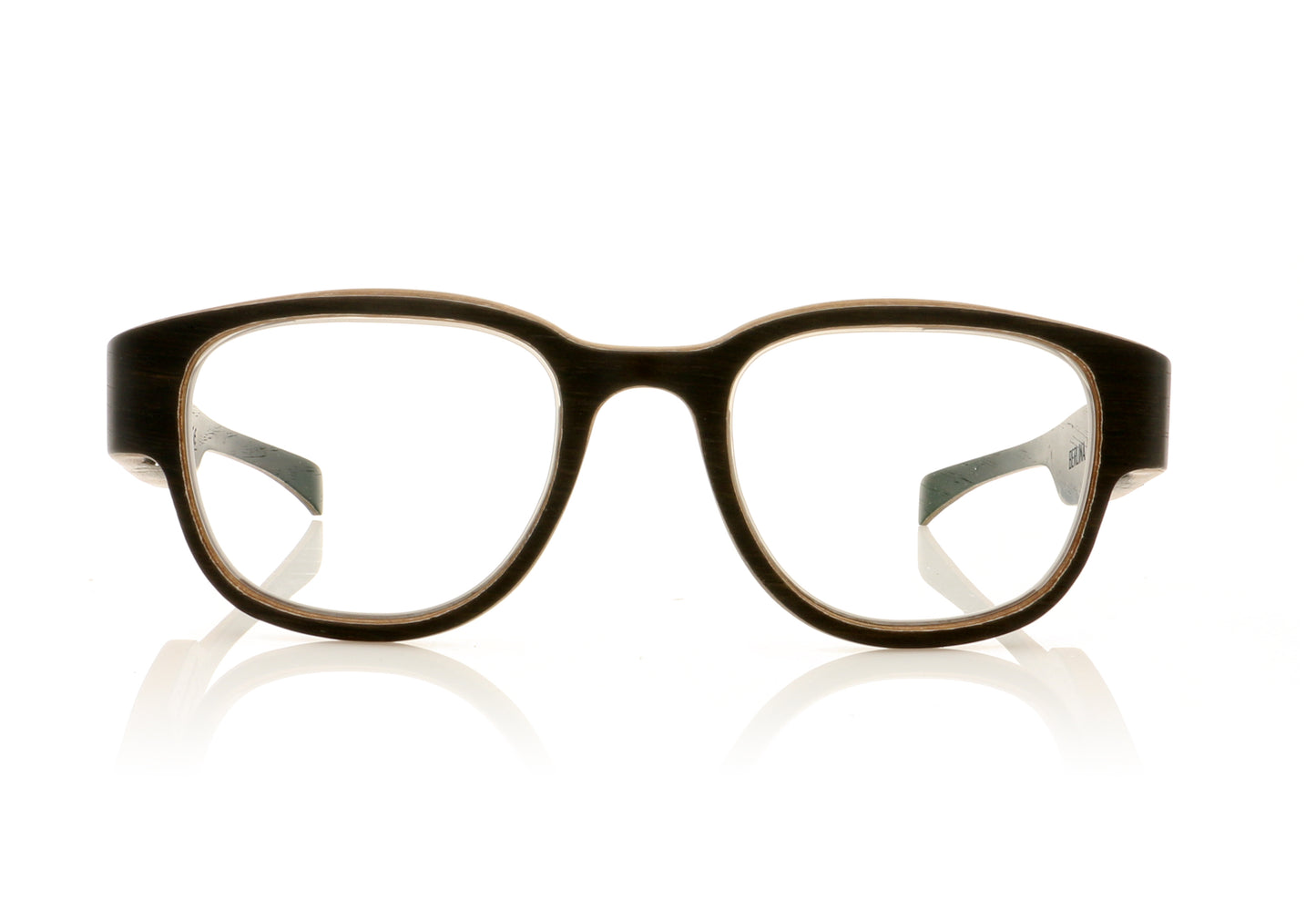 ROLF Spectacles Berlina 57 Dark Brown Glasses - Front