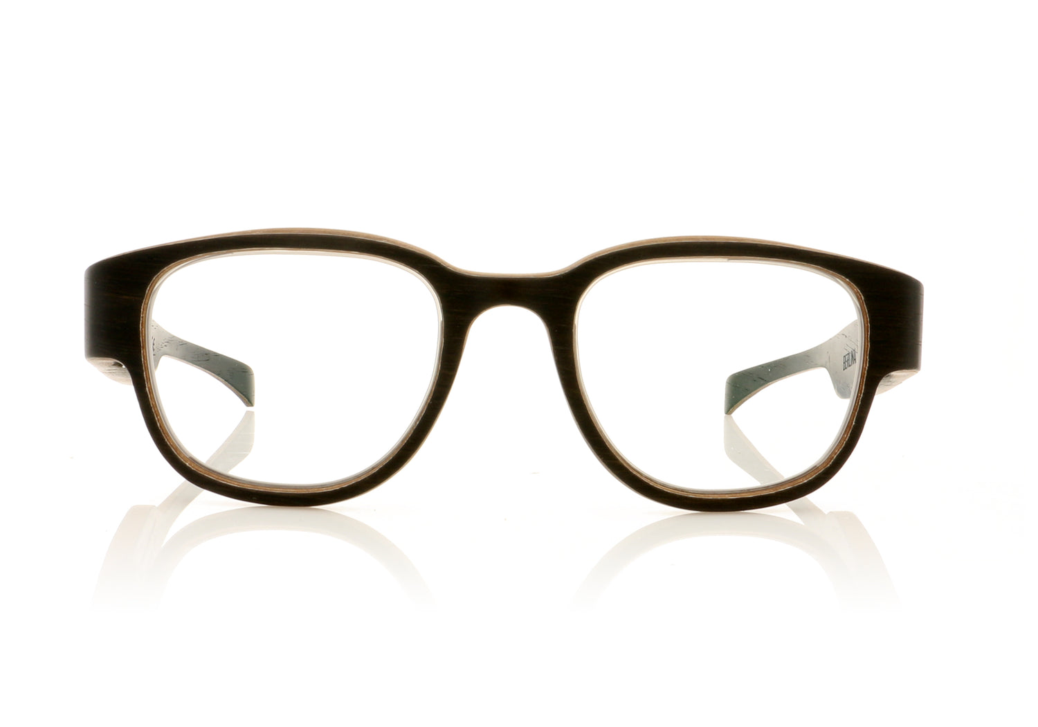 ROLF Spectacles Berlina 57 Dark Brown Glasses - Front