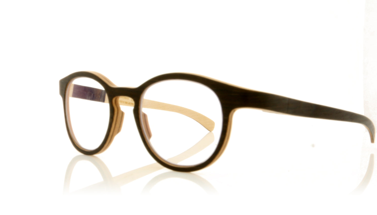 ROLF Spectacles Olympia 5 Dark Brown Glasses - Angle