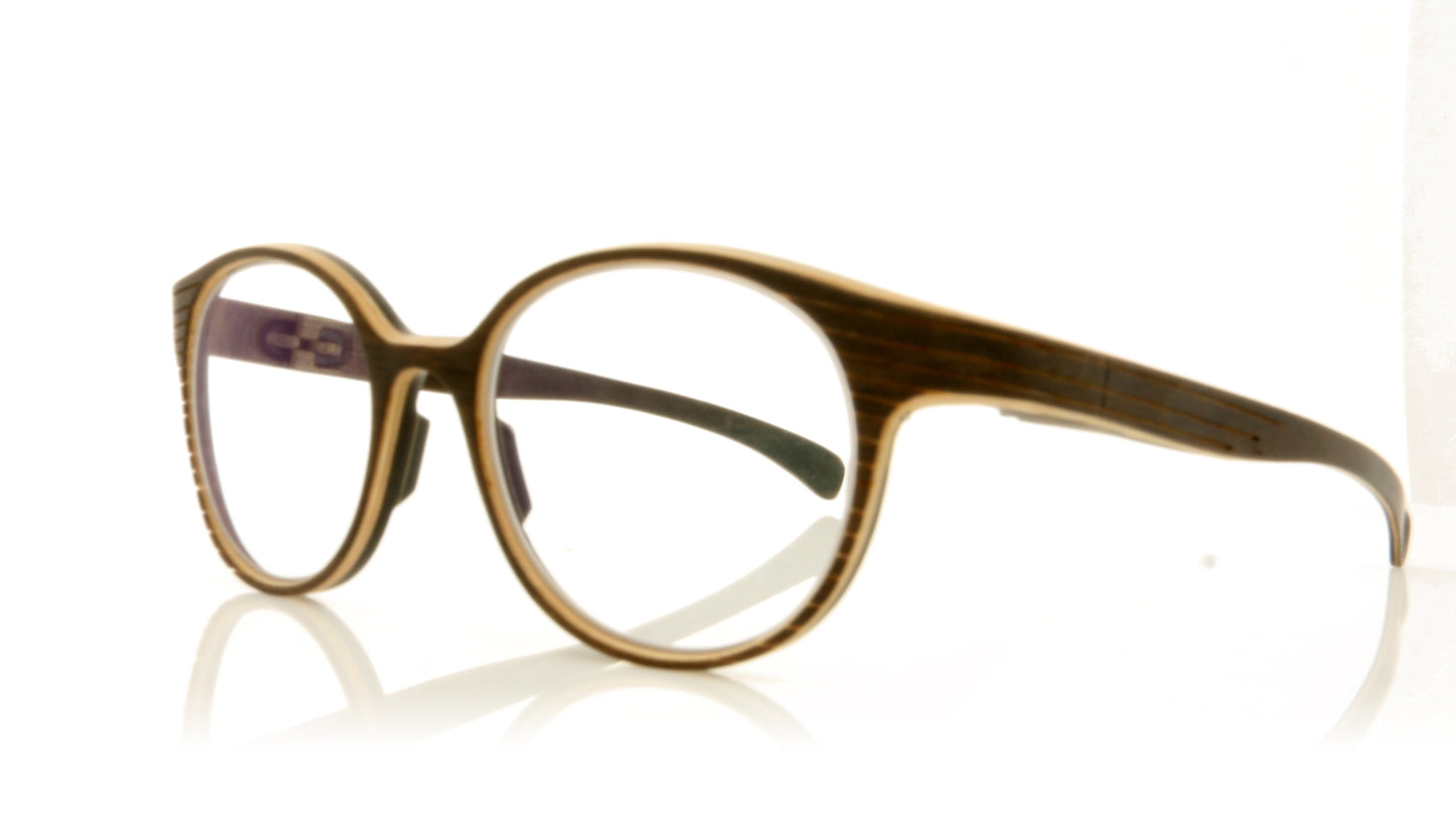 ROLF Spectacles Tigre 203 Dark Brown Glasses - Angle