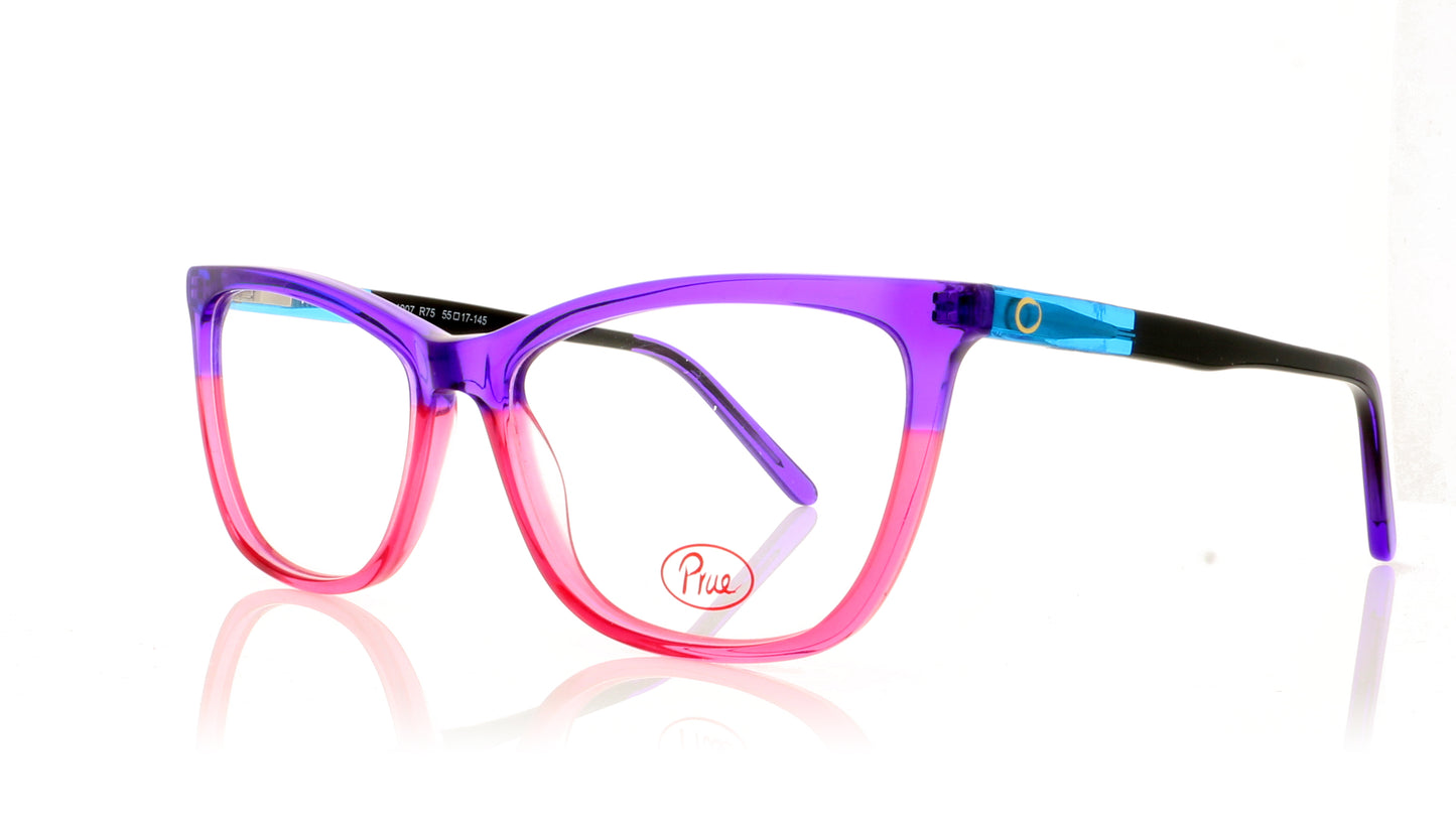 Ronit Furst P1907 R75 Purple Mix Glasses - Angle