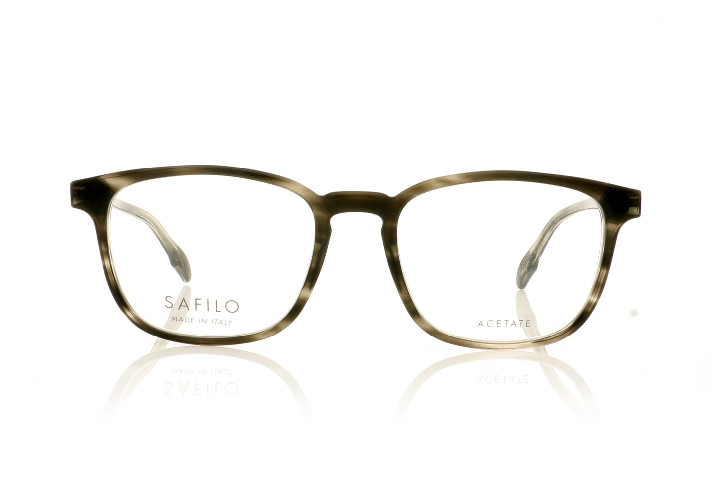 Safilo Buratto 03 PZH Striped Grey Glasses - Front