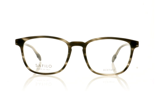 Safilo Buratto 03 PZH Striped Grey Glasses - Front