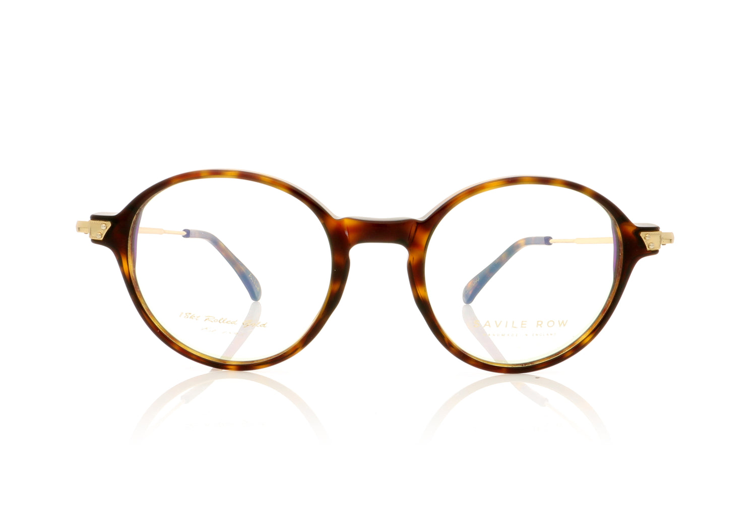 Savile Row Alice T Tortoise Glasses - Front