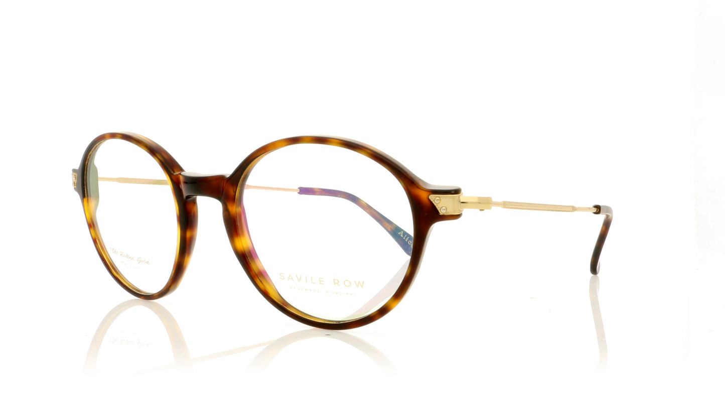 Savile Row Alice T Tortoise Glasses - Angle