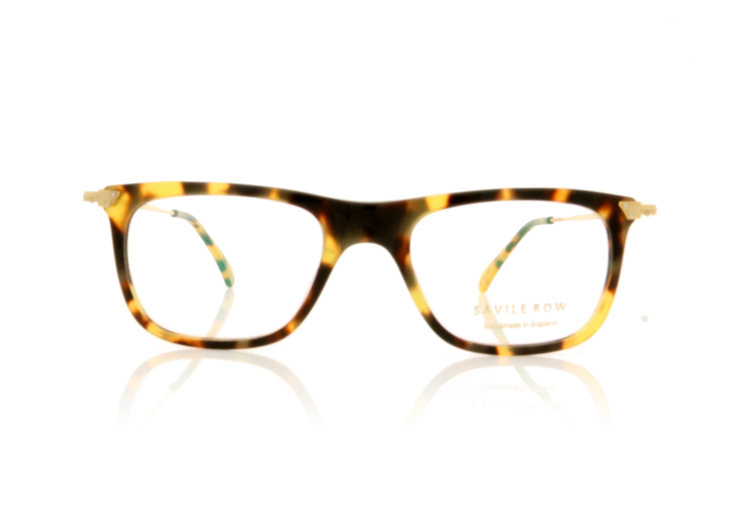 Savile Row Baker Havana/Gold Havana Glasses - Front