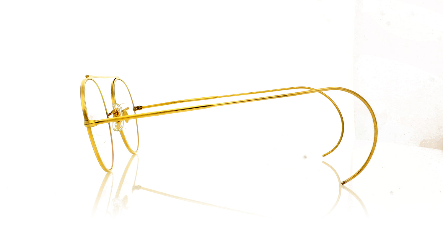 Savile Row Bayswater GLD Gold Glasses - Side