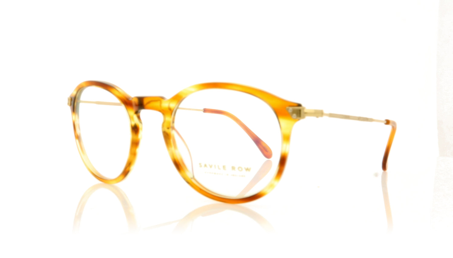 Savile Row Drury AL Autumn Leaf Glasses - Angle