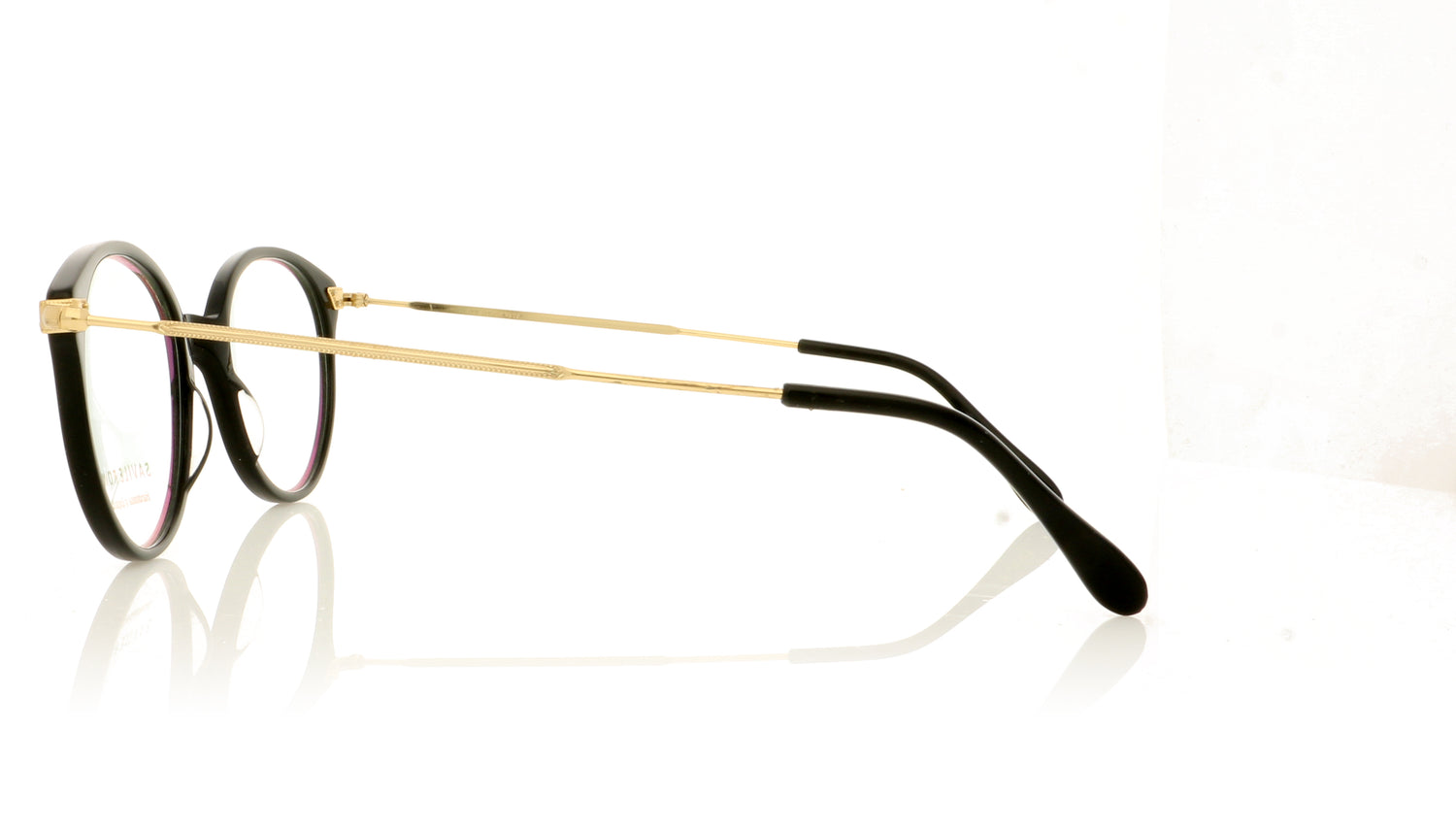 Savile Row Fleet BLK Black Glasses - Side