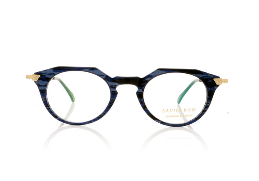 Savile Row Kew Night Sky Blue Glasses - Front