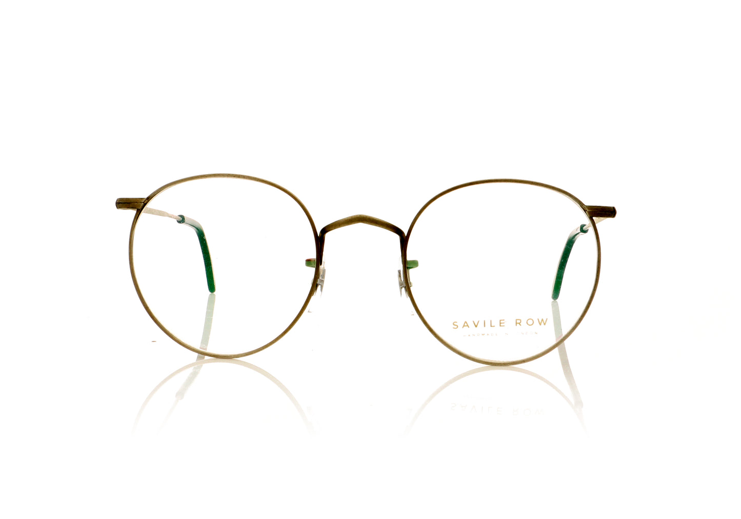Savile Row Panto MR Matt Rhodium Glasses - Front