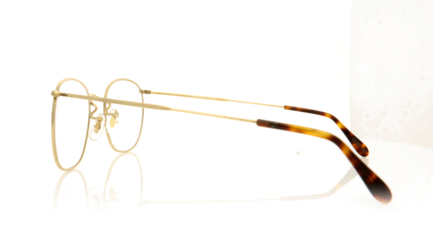 Savile Row Quadra Gold Gold Glasses - Side
