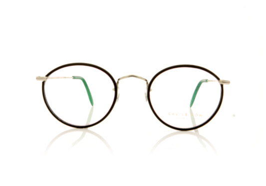 Savile Row Panto Leather Leather Glasses - Front