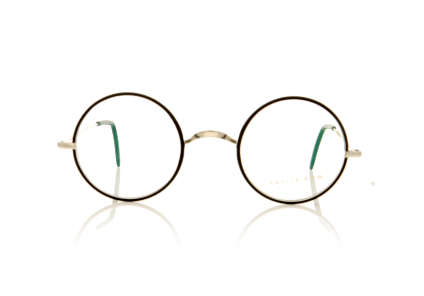 Savile Row Warwick Rhodium Rhodium Glasses - Front