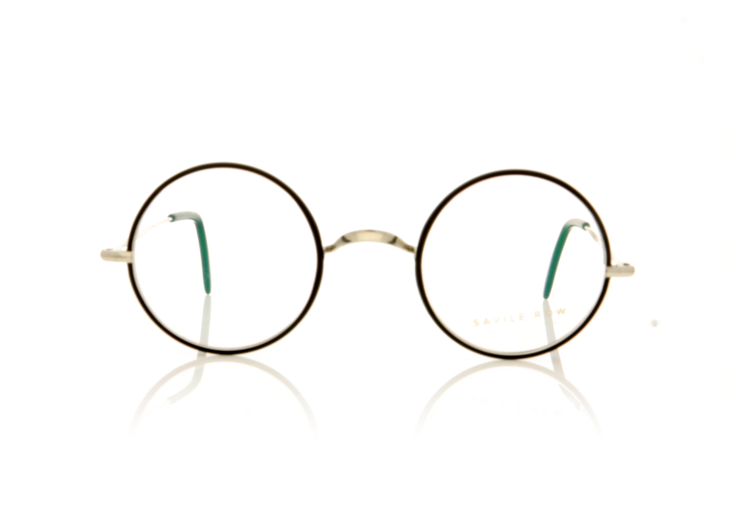 Savile Row Warwick Rhodium Rhodium Glasses - Front
