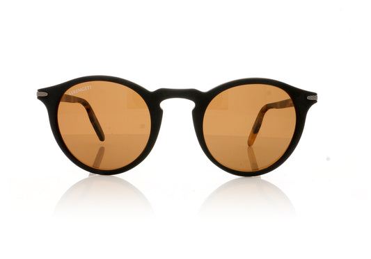 Serengeti Raffaele 8837 MB Matte Black Sunglasses - Front