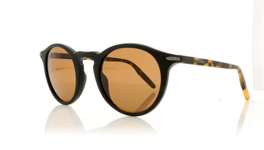 Serengeti Raffaele 8837 MB Matte Black Sunglasses - Angle
