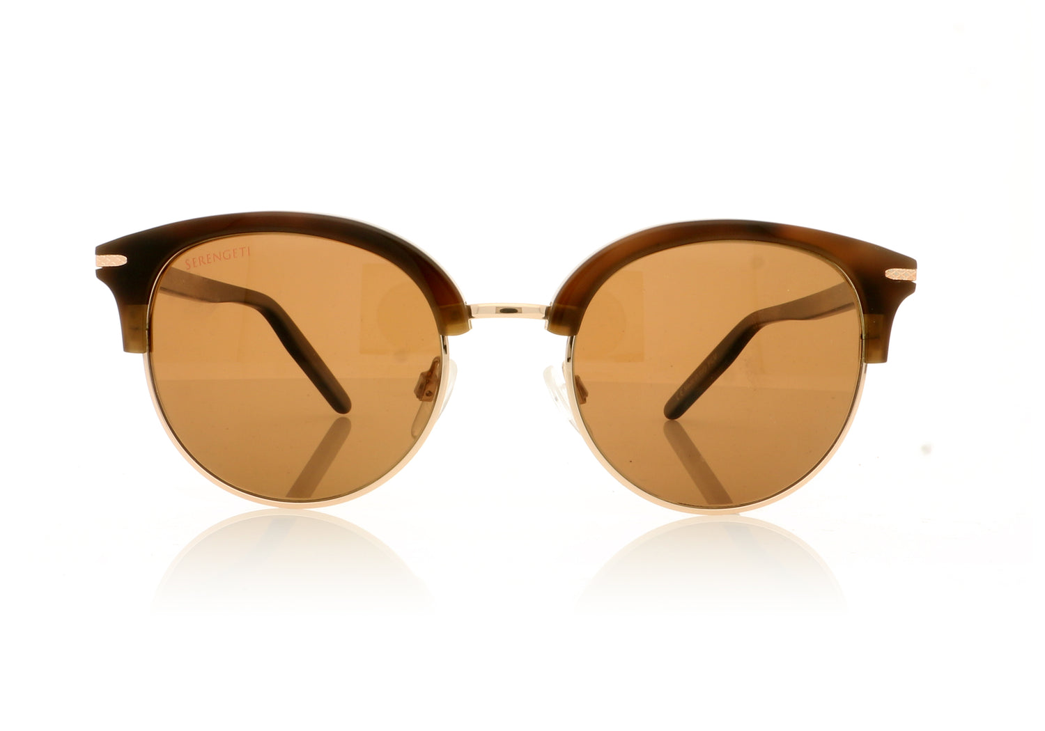 Serengeti Lela 8941 SB Shiny Brown Sunglasses - Front
