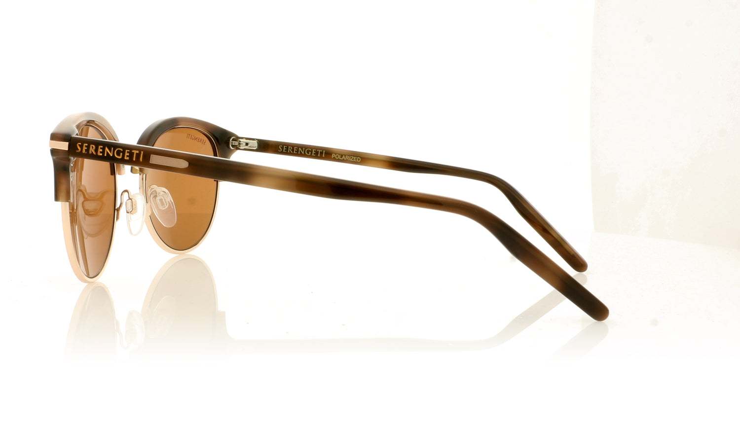 Serengeti Lela 8941 SB Shiny Brown Sunglasses - Side