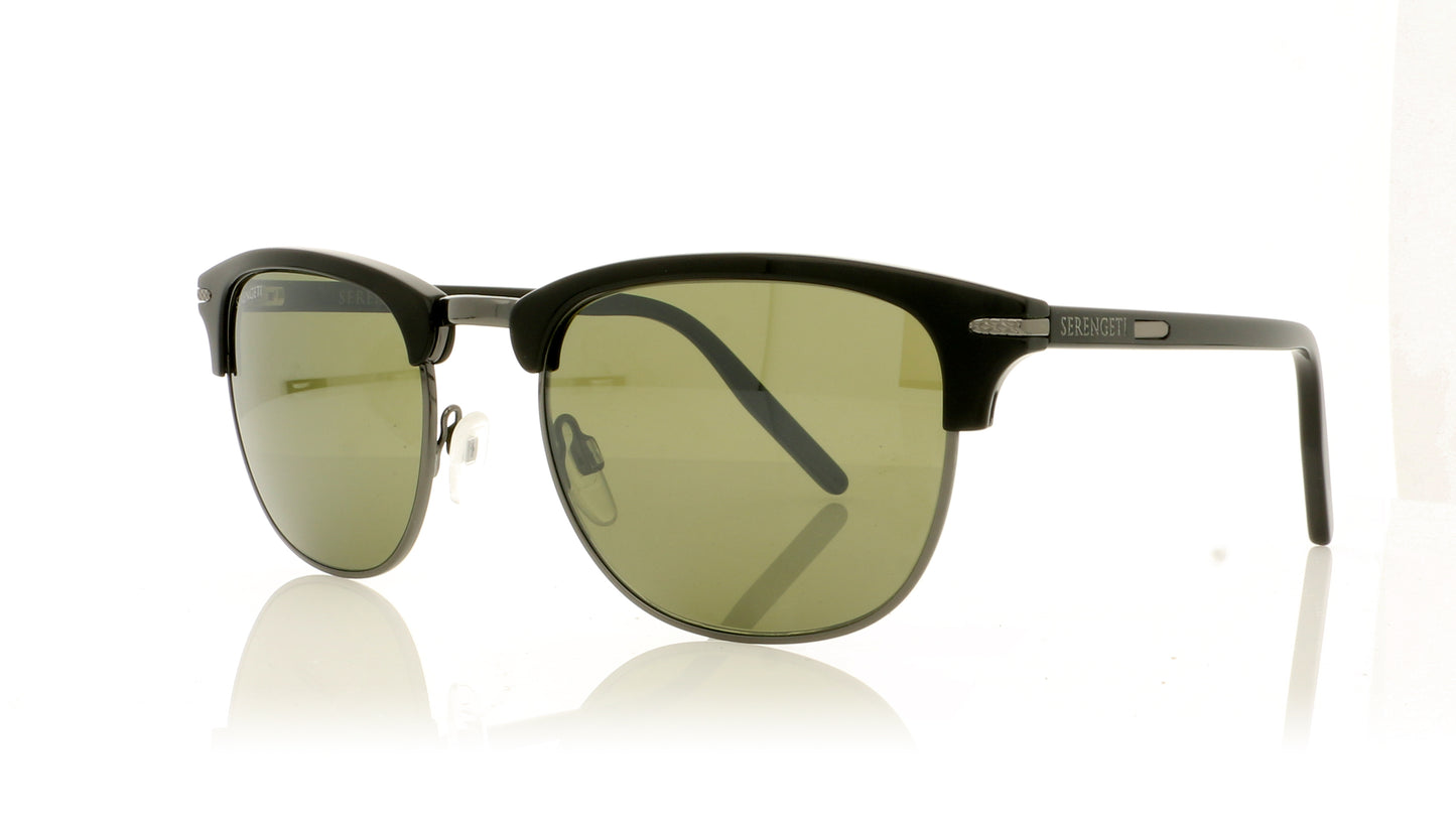 Serengeti Alray 8943 SBLK Shiny Black Sunglasses - Angle