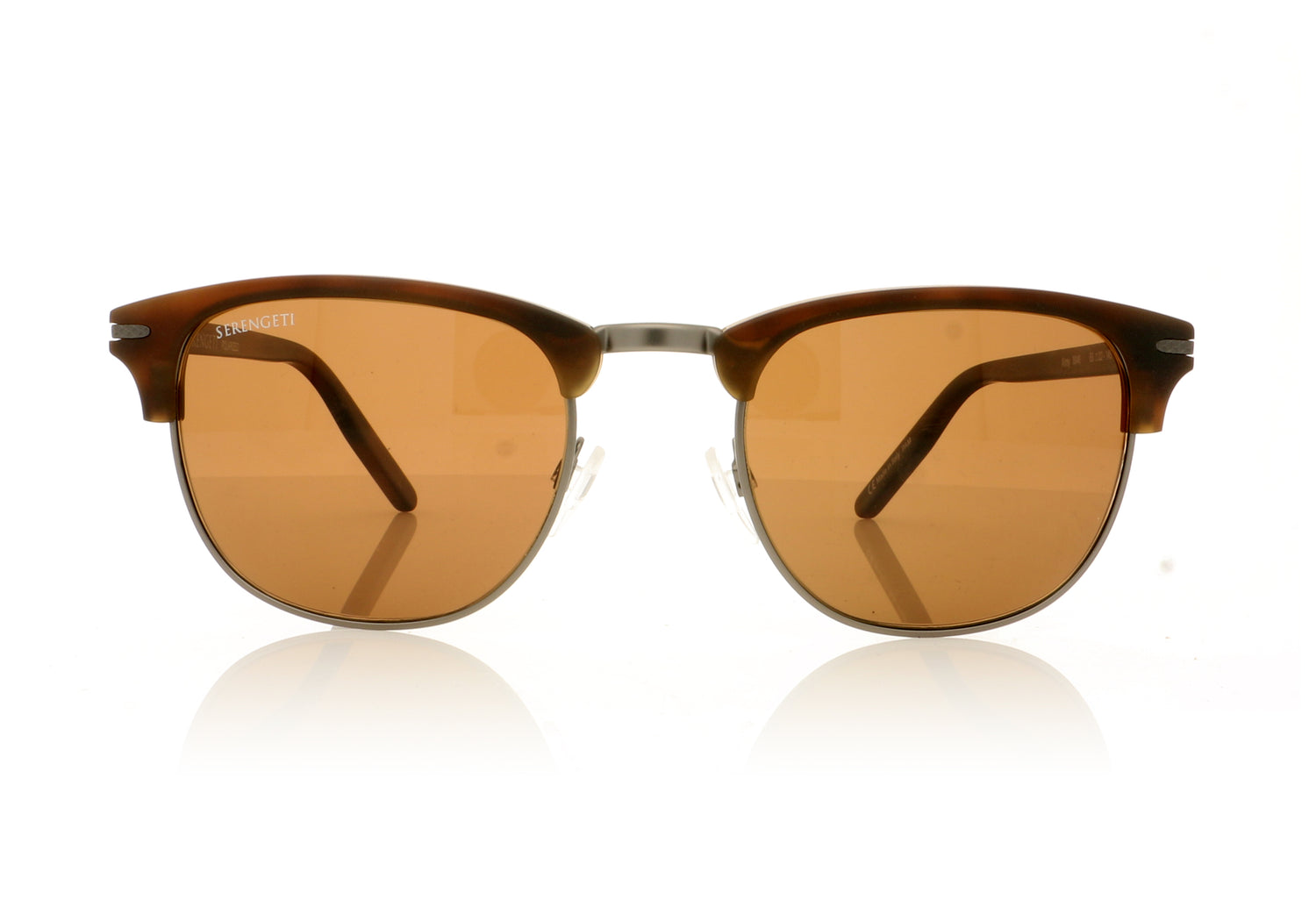 Serengeti Alray 8946 MBRN Matte Brown Sunglasses - Front