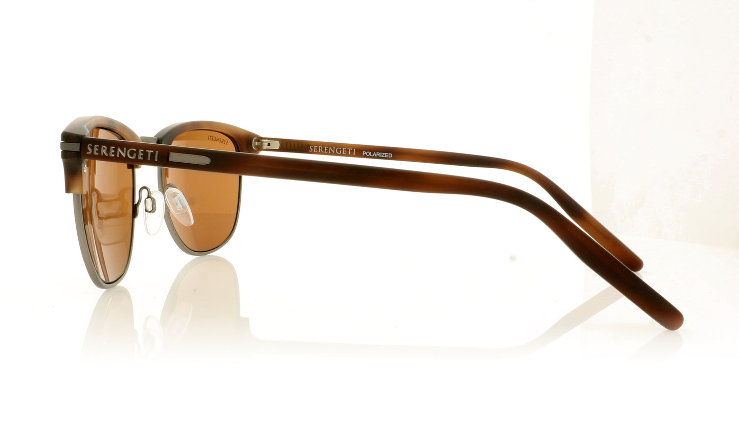 Serengeti Alray 8946 MBRN Matte Brown Sunglasses - Side