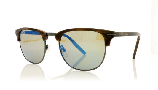 Serengeti Alray 8944 Shiny Wood Grain Sunglasses - Angle