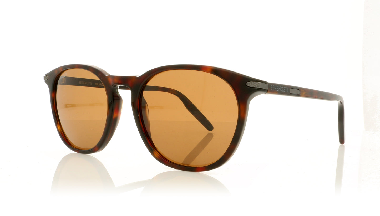 Serengeti Arlie 8937 Shiny Dark Havana Sunglasses - Angle