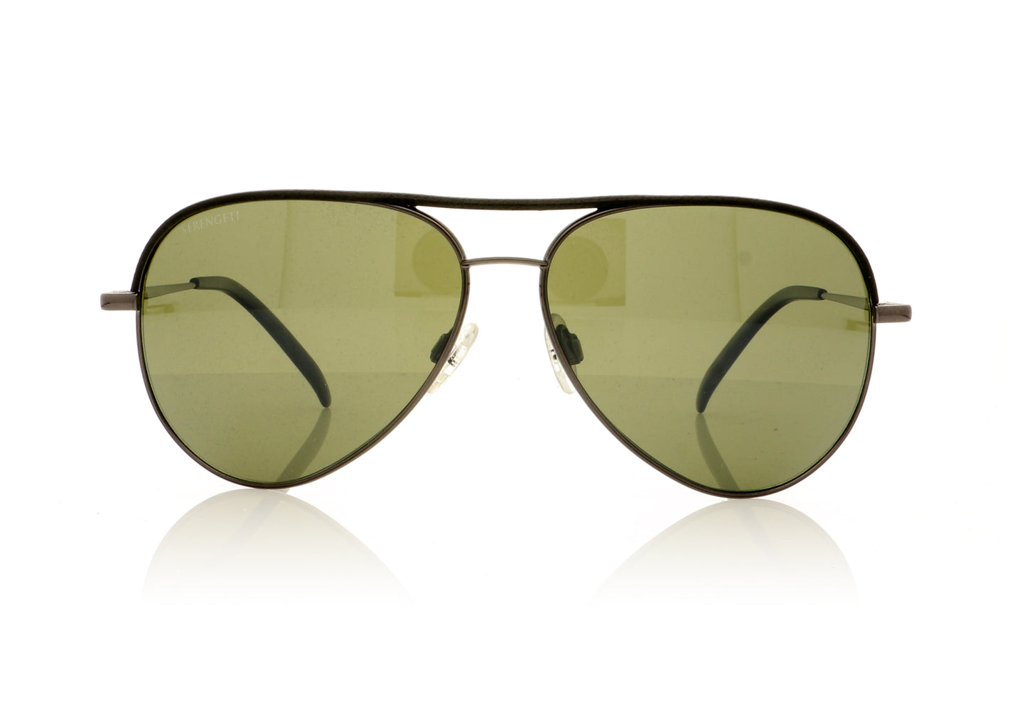Serengeti Carrara 8548 Shiny Gunmetal Sunglasses - Front