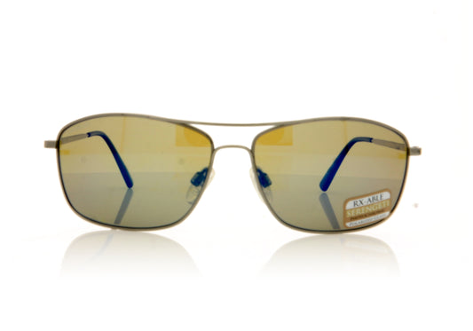 Serengeti Corleone Grey Blue Grey Blue Sunglasses - Front
