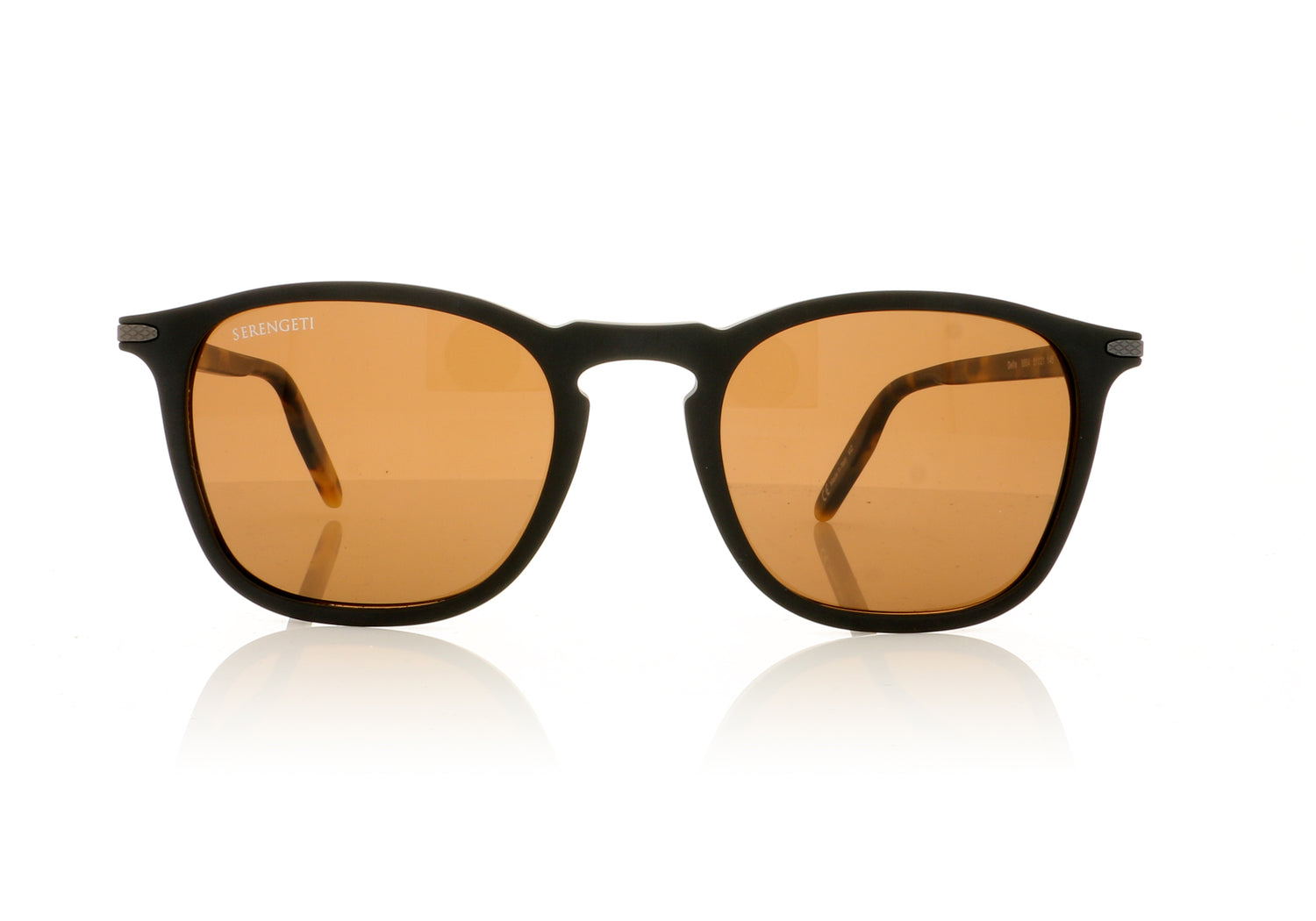 Serengeti Delio 8854 Matte Black Sunglasses - Front