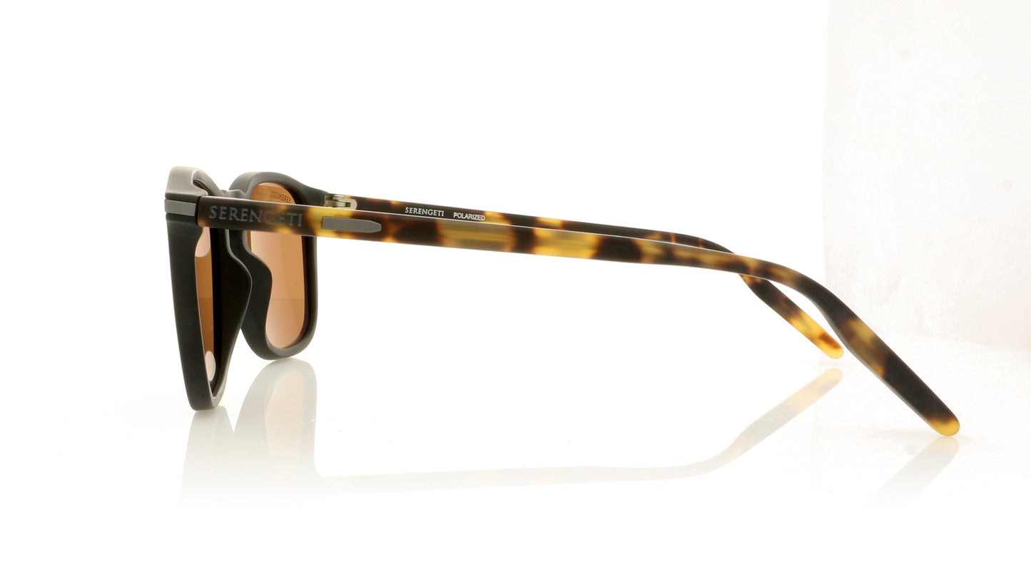 Serengeti Delio 8854 Matte Black Sunglasses - Side