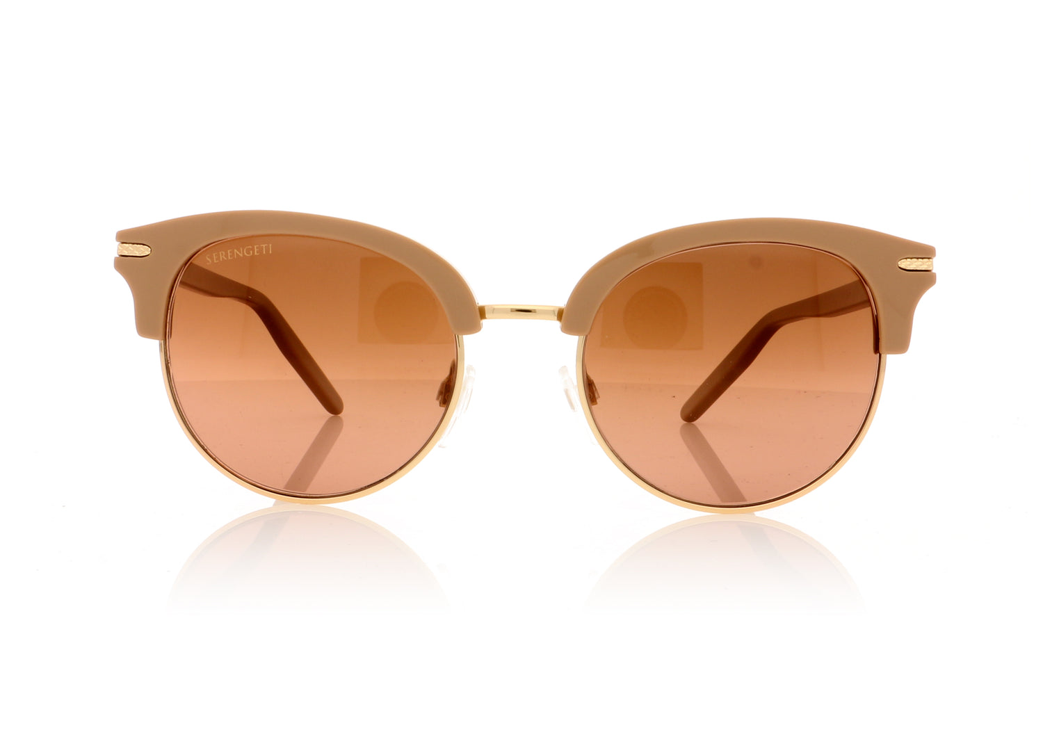 Serengeti Lela 8940 Shiny Rose Sunglasses - Front