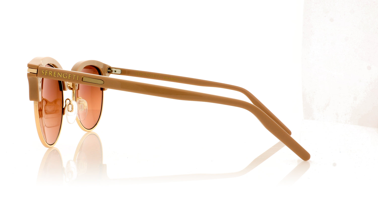 Serengeti Lela 8940 Shiny Rose Sunglasses - Side