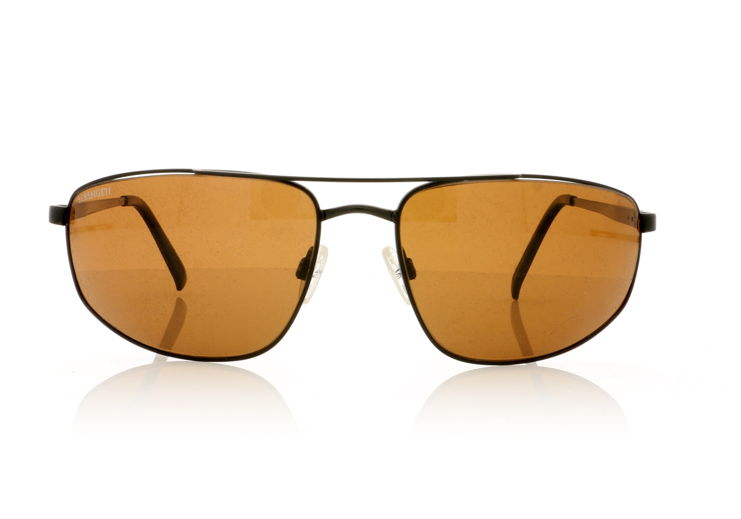 Serengeti Modugno 8406 Satin Black Sunglasses - Front