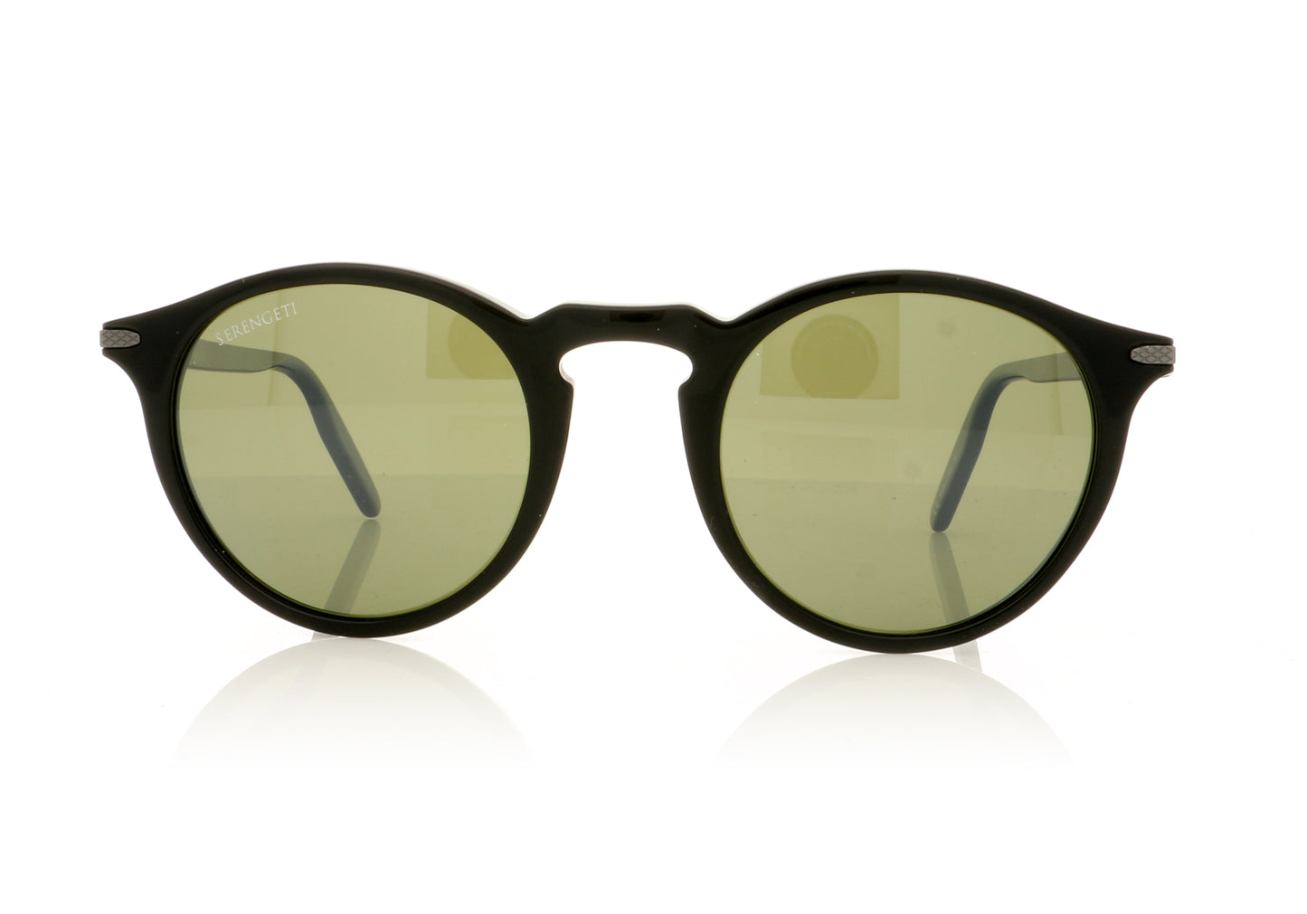 Serengeti Raffaele 8950 Shiny Black Sunglasses - Front
