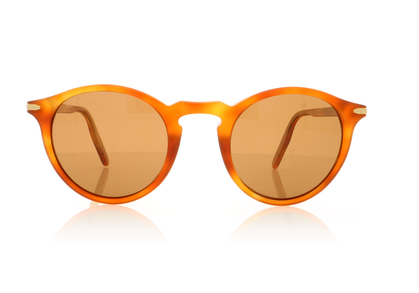 Serengeti Raffaele 8953 Shiny Caramel Sunglasses - Front
