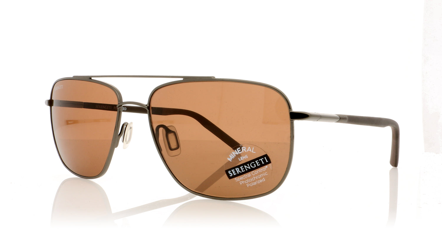 Serengeti Tellaro 8821 Brown Sunglasses - Angle