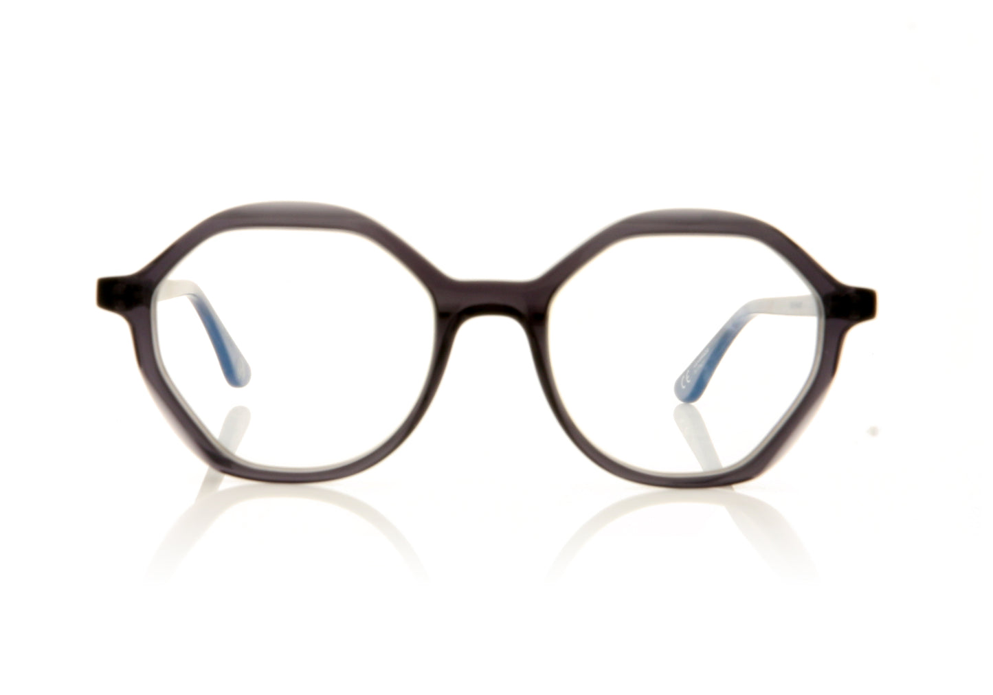 Soprattutto Hexagone Gris-L Grey Glasses - Front