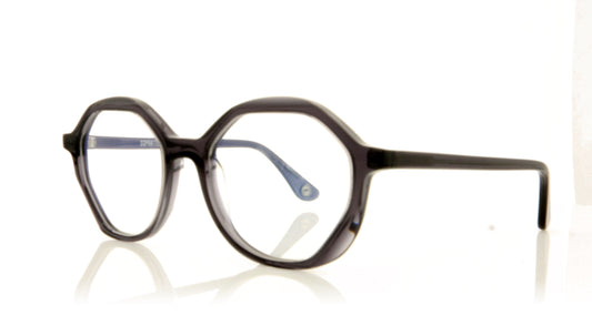 Soprattutto Hexagone Gris-L Grey Glasses - Angle