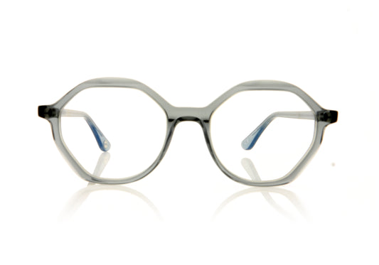 Soprattutto Hexagone Noir-L Black Glasses - Front