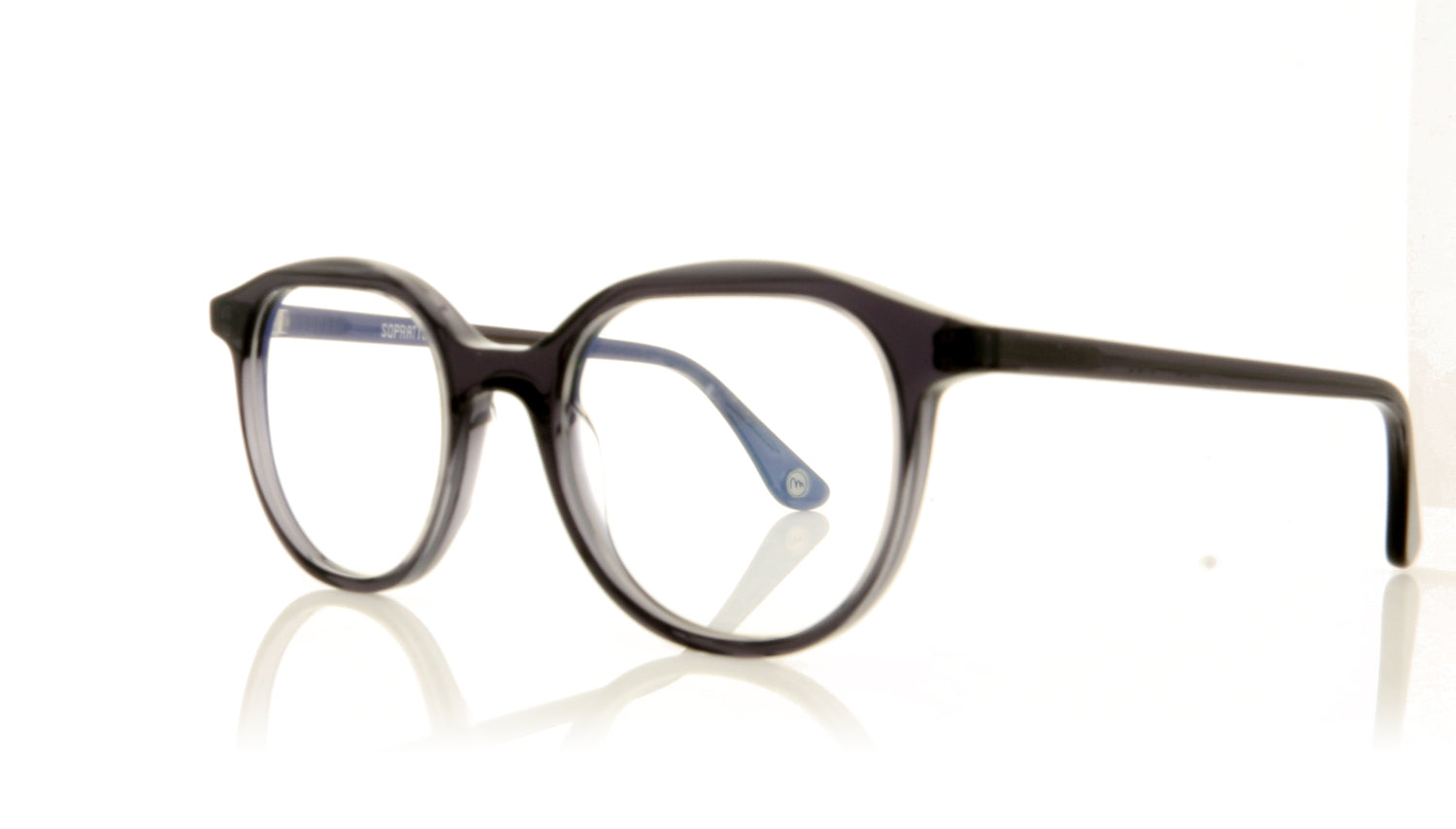 Soprattutto Ligne Gris-L Grey Glasses - Angle