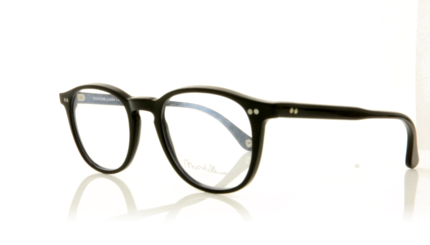 Soprattutto Mondelliani N.16 NERO Black Glasses - Angle