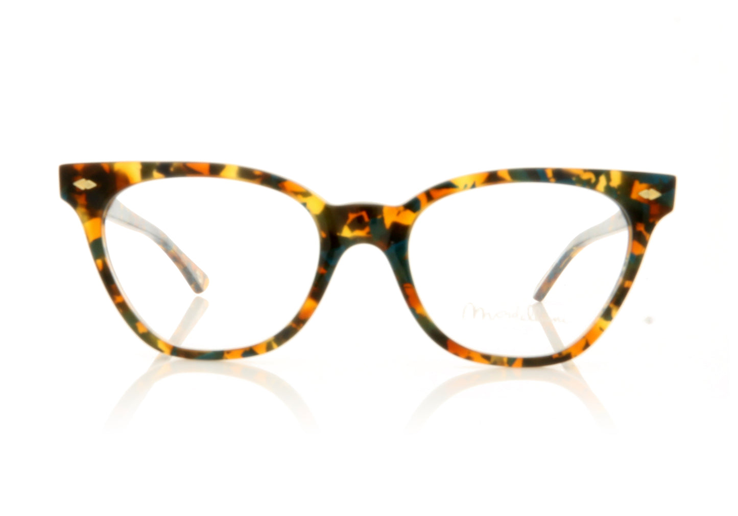 Soprattutto Mondelliani N.63 AV.VE Blue Tortoise Glasses - Front