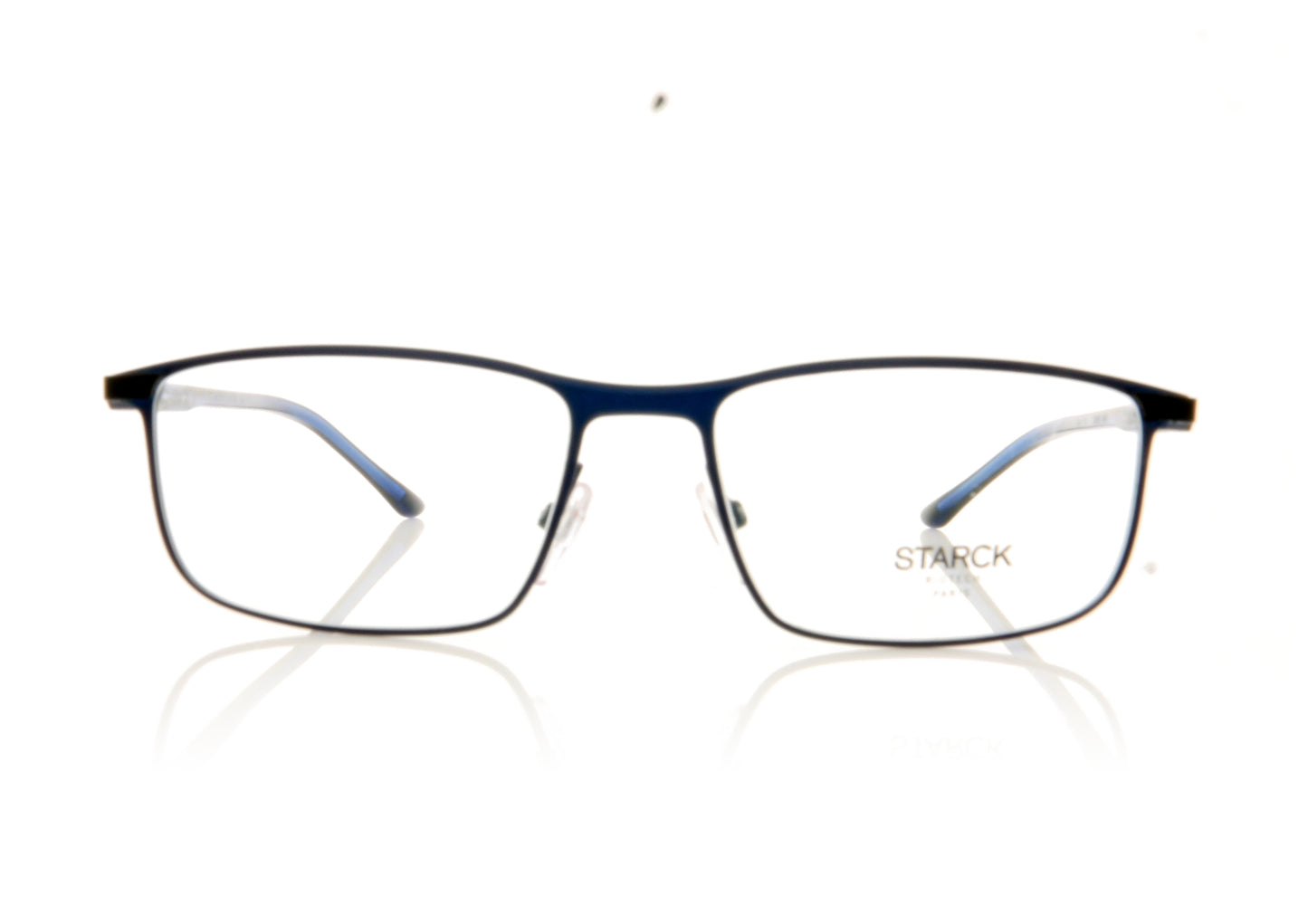 Starck 0SH2047 4 Matt Blue Black Glasses - Front