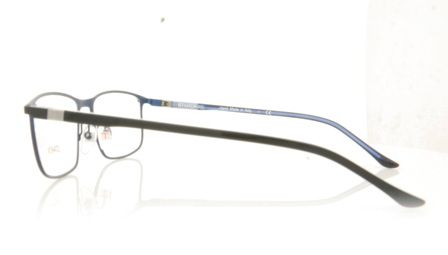Starck 0SH2047 4 Matt Blue Black Glasses - Side