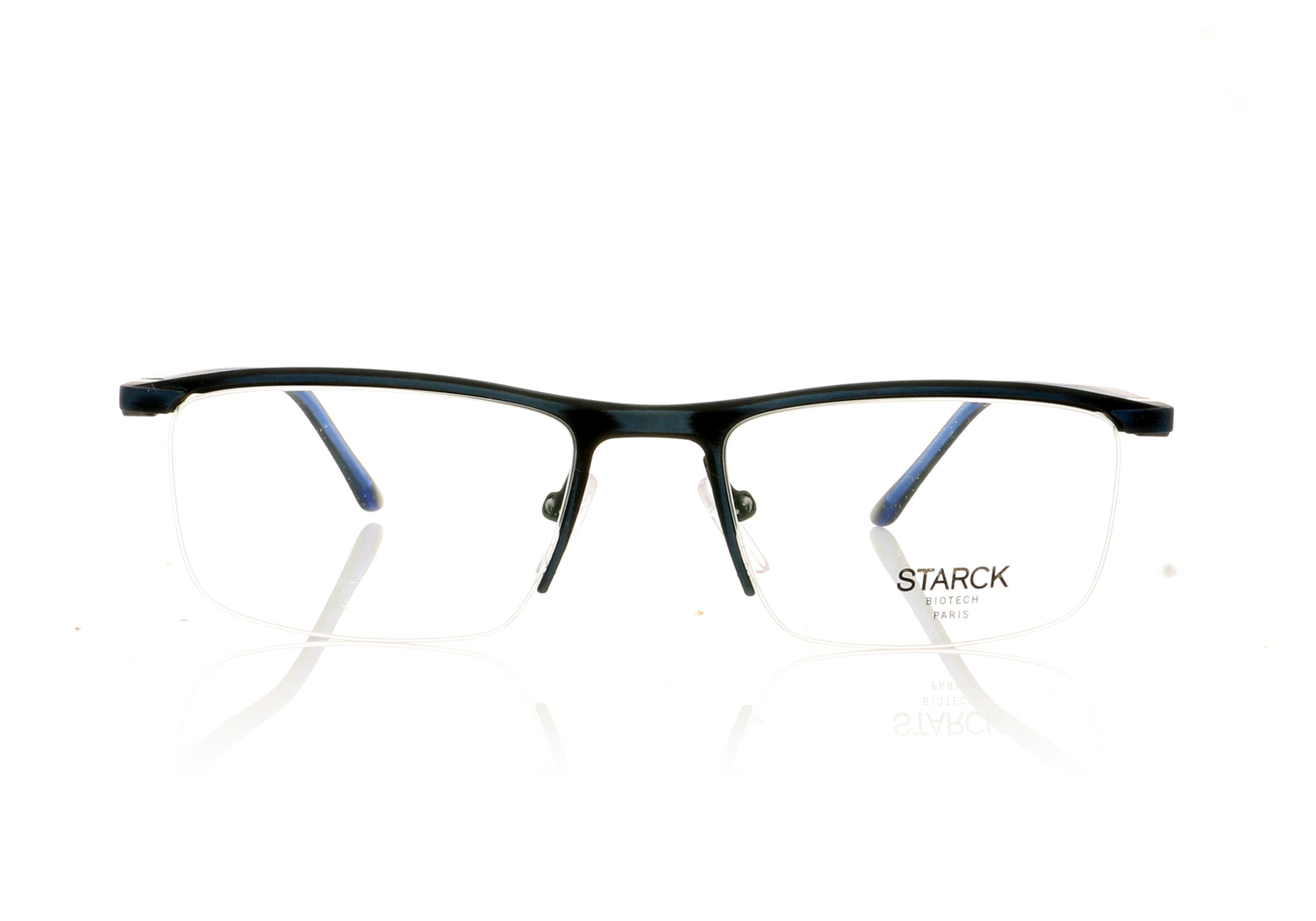 Starck 0SH2049 2 Antique Blue Glasses - Front